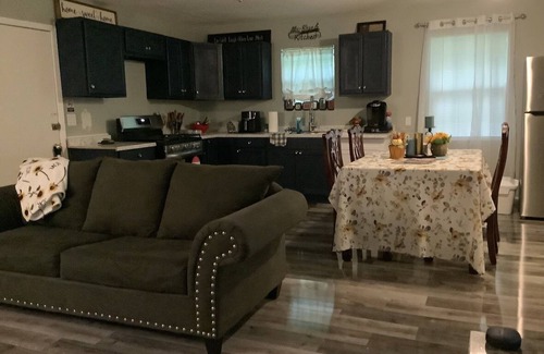 Dermott House | Charming 3-bedroom house in Dermott with plenty of yard for family activities.