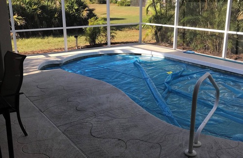 Long Meadow House | Charming 3-bedroom house with heated pool WiFi and AC in serene Rotonda West