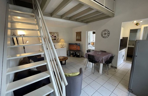 Saint-Cyprien Plage Villa | Charming 3-Room Villa with Mezzanine, Pool, Tennis, Near Beach & Port in Saint Cyprien