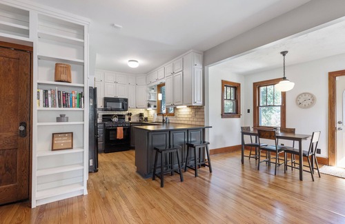 Downtown Omaha House | Charming 4-bedroom house 2 bath house - 10 minutes from CWS in welcoming Omaha