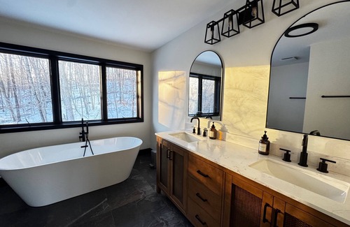 Carmel House | Charming A-Frame Retreat with Fireplace & Scenic Woodlands