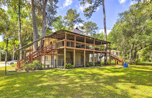 Bell House | Charming Abode with Dock on the Suwannee River