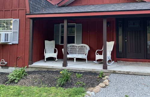 Diamond Point House | Charming Adirondack lake house near Lake George - short walk to private beach