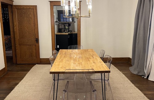 Alma Apartment | Charming apartment with a private balcony overlooking downtown Alma