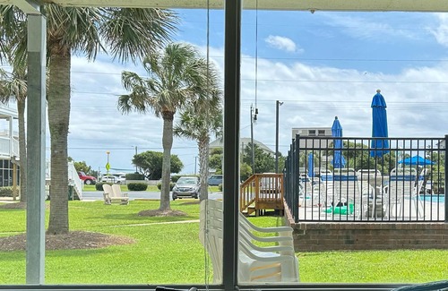 Atlantic Beach Condo | Charming Bogue Shore Condo #127- Renovated, across from beach access