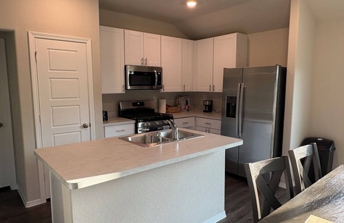 Conroe House | Charming Brand New 3BD house with stunning wooded views,Fiber optics,fenced yard