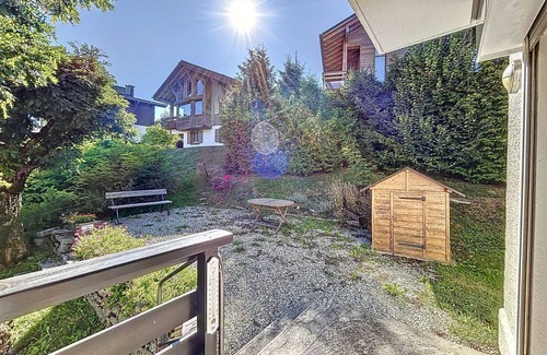 Combloux Apartment | Charming Central Apartment with Garden Access in Combloux