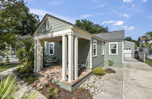 Biloxi House | Charming Coastal Home with Pool, Patio and Walk-to-beach Access