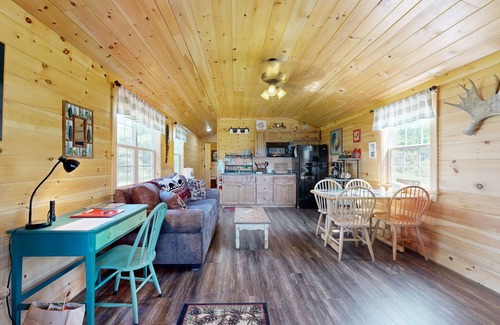East Sullivan House | Charming Coastal Retreat with Ocean Views, Porch and Private Cabin