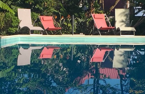 Saint-Andre Apartment | Charming, comfortable room, peaceful setting in a large garden, swimming pool, jacuzzi.