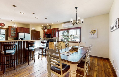 New Meadows Condo | Charming country cottage with arcade game and easy access to skiing, and hiking.