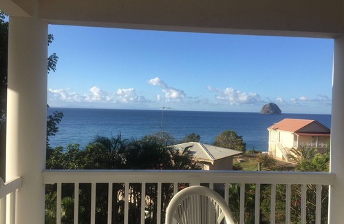 Le Diamant House | Charming Diamond villa - 180 ° sea view - 200 m beach and shops