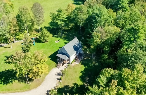 West Poland House | Charming family-friendly home near the Lake, deck, and backyard playground