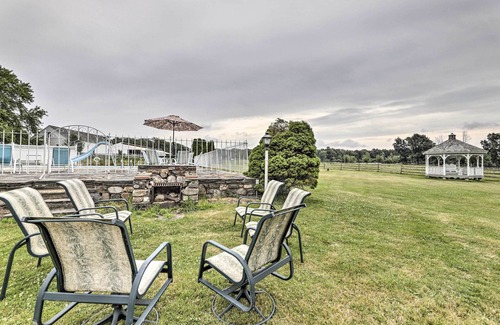 Bolton House | Charming Farmhouse w/Pool & Fishing Pond!