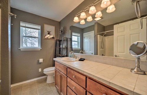 Fredericksburg House | Charming Hill Country Home w/ Fire Pit & Hot Tub!