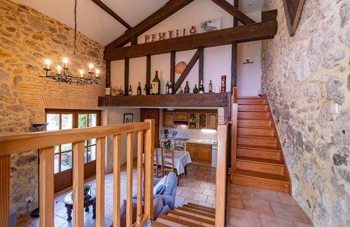 Nerac House | Charming holiday house for 6 "La Source" - Wild nature & pool. 30 min from Agen