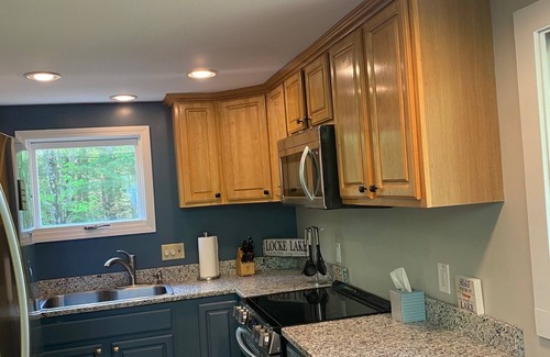 Barnstead Ski Chalet | Charming home in Locke Lake community with beach/pool/tennis/golf!