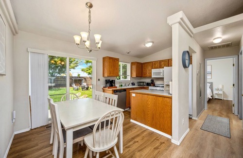 Coeur d'Alene House | Charming Home—Near Triple Play, Silverwood & Hayden Lake! Fire Pit, Fenced Yard & a Plum Tree!