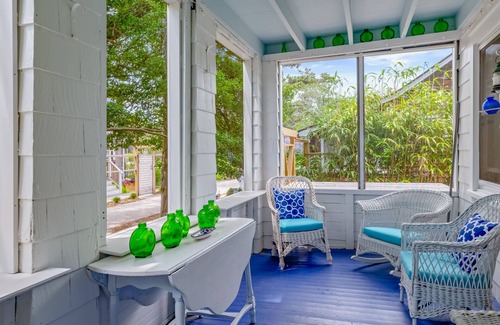 Ocean Beach House | Charming home steps from beach with deck, outdoor shower, grill, & bikes