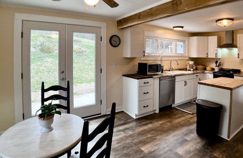 Weaverville House | Charming homes with a fireplace, grill, deck, & washer/dryer - near Asheville