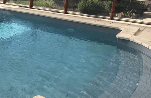 Allanche Cottage | Charming House with Private Heated Pool, Terrace & Garden in Quiet Allanche Village