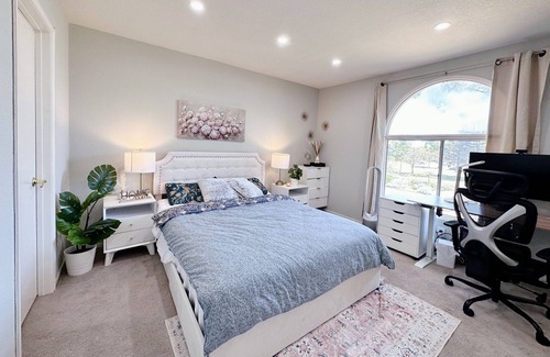 Redwood Shores Condo | Charming Luxury 2BR, Office setting +Free Parking
