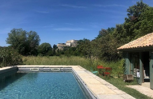 Grignan House | CHARMING MAZET WITH SWIMMING POOL FACING THE CHATEAU DE GRIGNAN