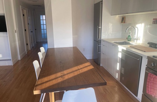 South End Condo | Charming & Modern 2-Bedroom Brownstone with Private Deck