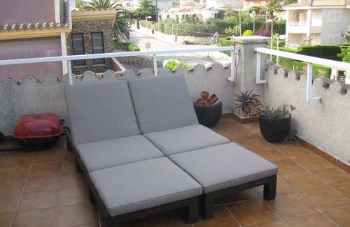 Cambrils Apartment | Charming penthouse with sea views, 2 large terraces and 40m to the beach