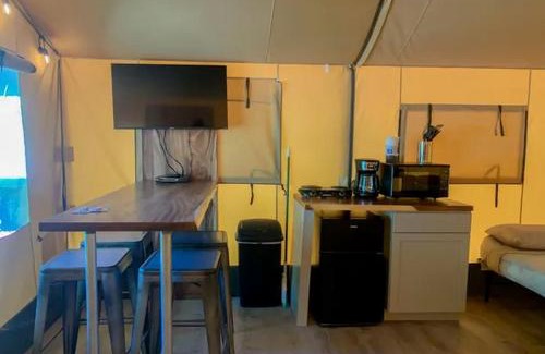 Fentress Other | Charming Safari Tent with Fire Pit and Barbecue in Staples, Texas