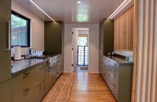 Hailey House | Charming Scandinavian Modern Riverfront Fishhouse