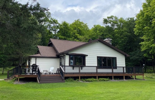 Iron River House | Charming & Spacious Home on Little Smoky Lake,nGolf course nearby, Pet friendly!