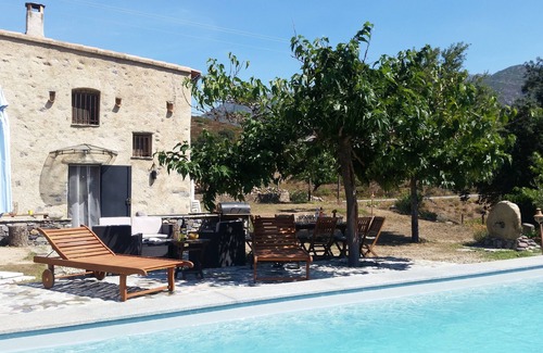 Castifao House | Charming stone house with heated swimming pool on the outskirts of the Balagne