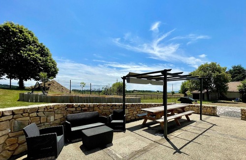 Boisset Cottage | Charming Stone House with Terrace, Boules Court, Near Medieval Villages and Amenities