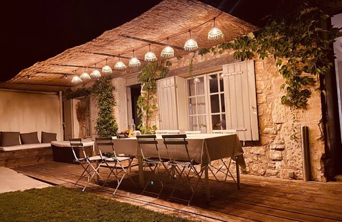 Saint-Didier House | Charming stone village house with pool