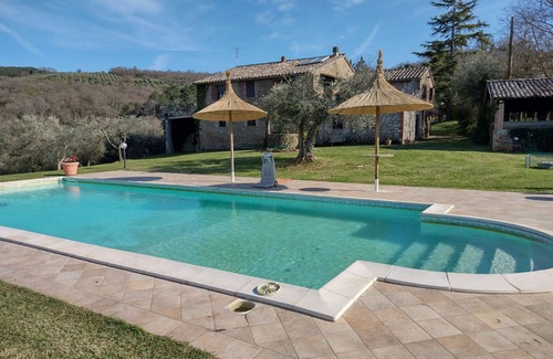 Monte del Lago Villa | Charming stone villa situated on the top of a hill with breathtaking views of Lake Trasimeno, not fa