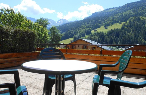 Le Grand-Bornand Apartment | Charming Studio, Village Center, South Terrace, Near Ski Pistes, Sleeps 4