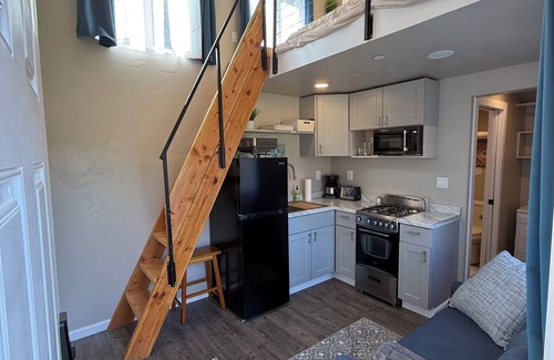 Freshwater Apartment | Charming Tiny House with Hot Tub and big fenced yard! Private location!