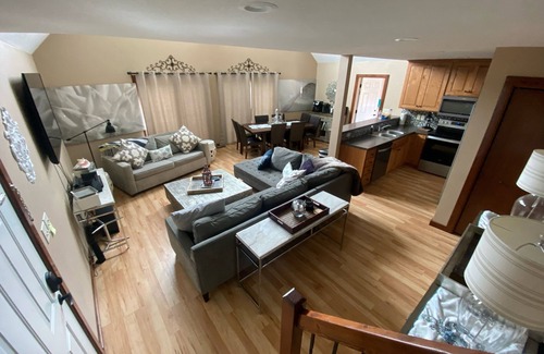 Arnolds Park House | Charming upscale vacation cottage on the pond in the Bridges Bay Resort property