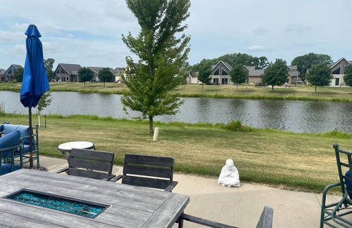 Arnolds Park House | Charming upscale vacation cottage on the pond in the Bridges Bay Resort property