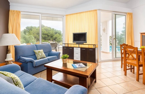 Puerto Luz Villa | Charming "Villa Elena - Port Addaia" with Sea View, Pool, Wi-Fi, Terrace & Garden; Parking Available