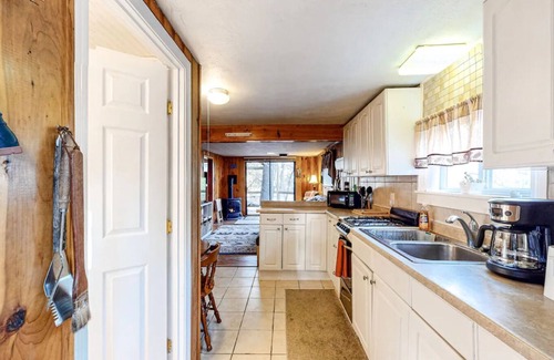 South Casco House | Charming Waterfront River Bungalow with Access to Big Sebago & Long Lake