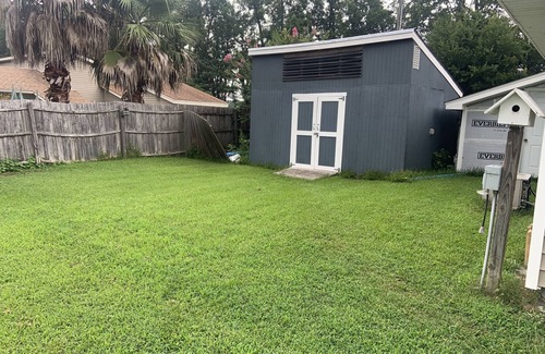Garden City House | Cheerful 2 bedroom home, 1.5 miles from beach. Motorcycle/trailer friendly.