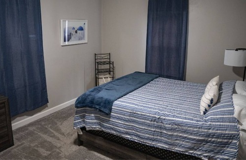 Wayne Apartment | Cheerful 2 bedroom home with indoor fireplace!