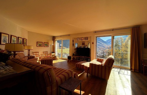 La Punt-Chamues-ch Apartment | Chesa Saura