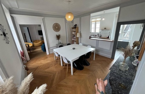 Auxerre Apartment | Chez Aristide, 3 to 7 ppl flat ideally located in Auxerre city center.