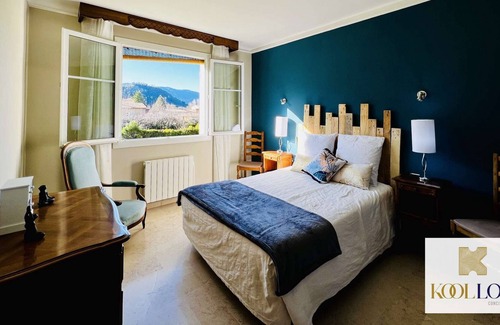 Buis-les-Baronnies Villa | Chez Tontine 8 people pool St Julien view air conditioning