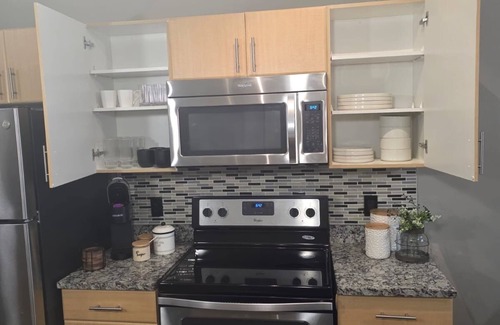 Legacy Park Apartment | Chic 1-bedroom corporate apartment in lovely Plano with fitness room, AC