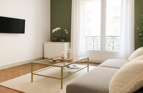 Epinettes Apartment | Chic and Spacious flat with elevator for 6