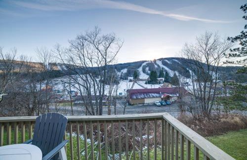 Blodgett Mills House | Chic Greek Peak Ski Resort Townhome with Balconies!